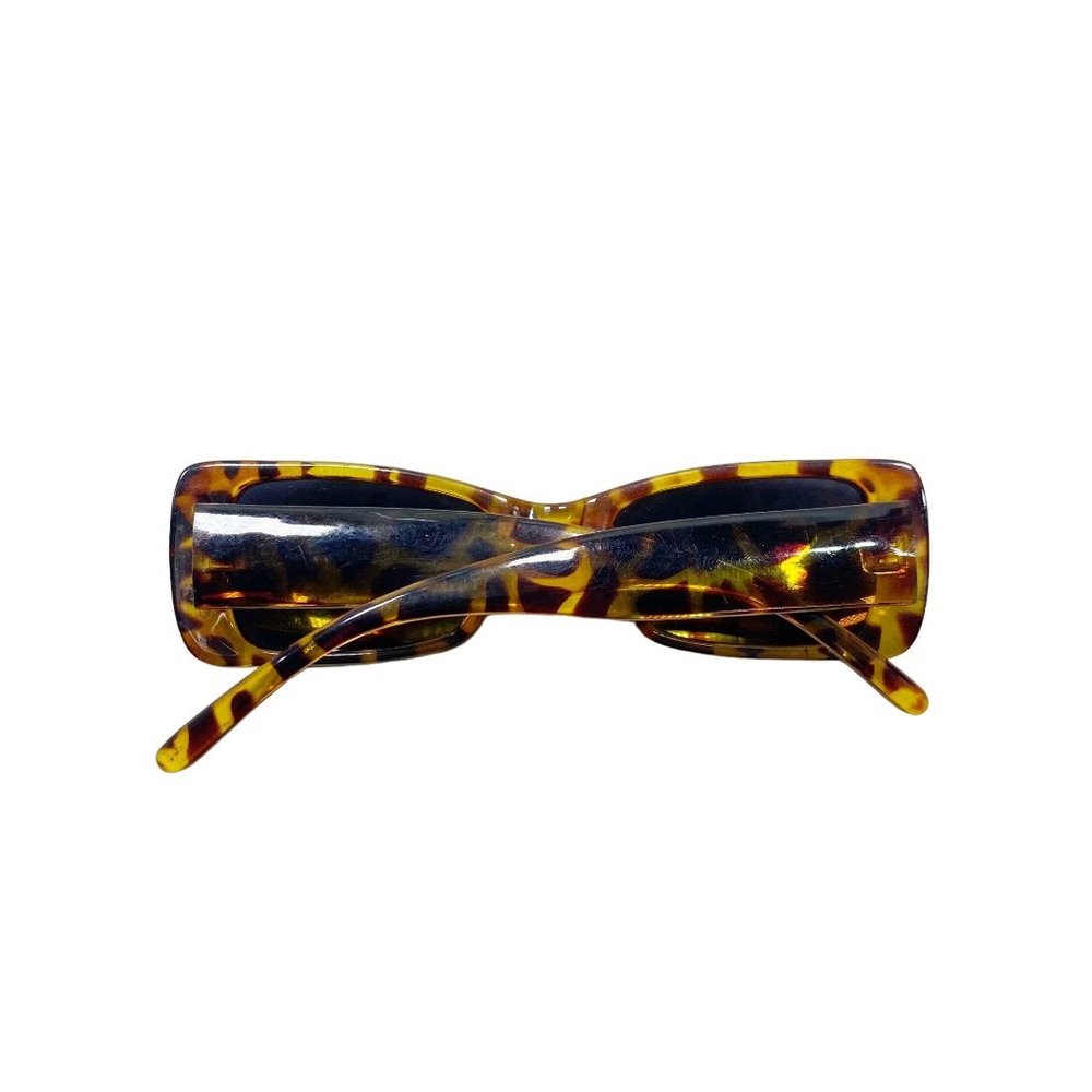 Retro Rectangle Tortoise Sunglasses - Picture 5 of 13